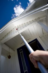 Bruk av forlengerskaft i høyden på hus